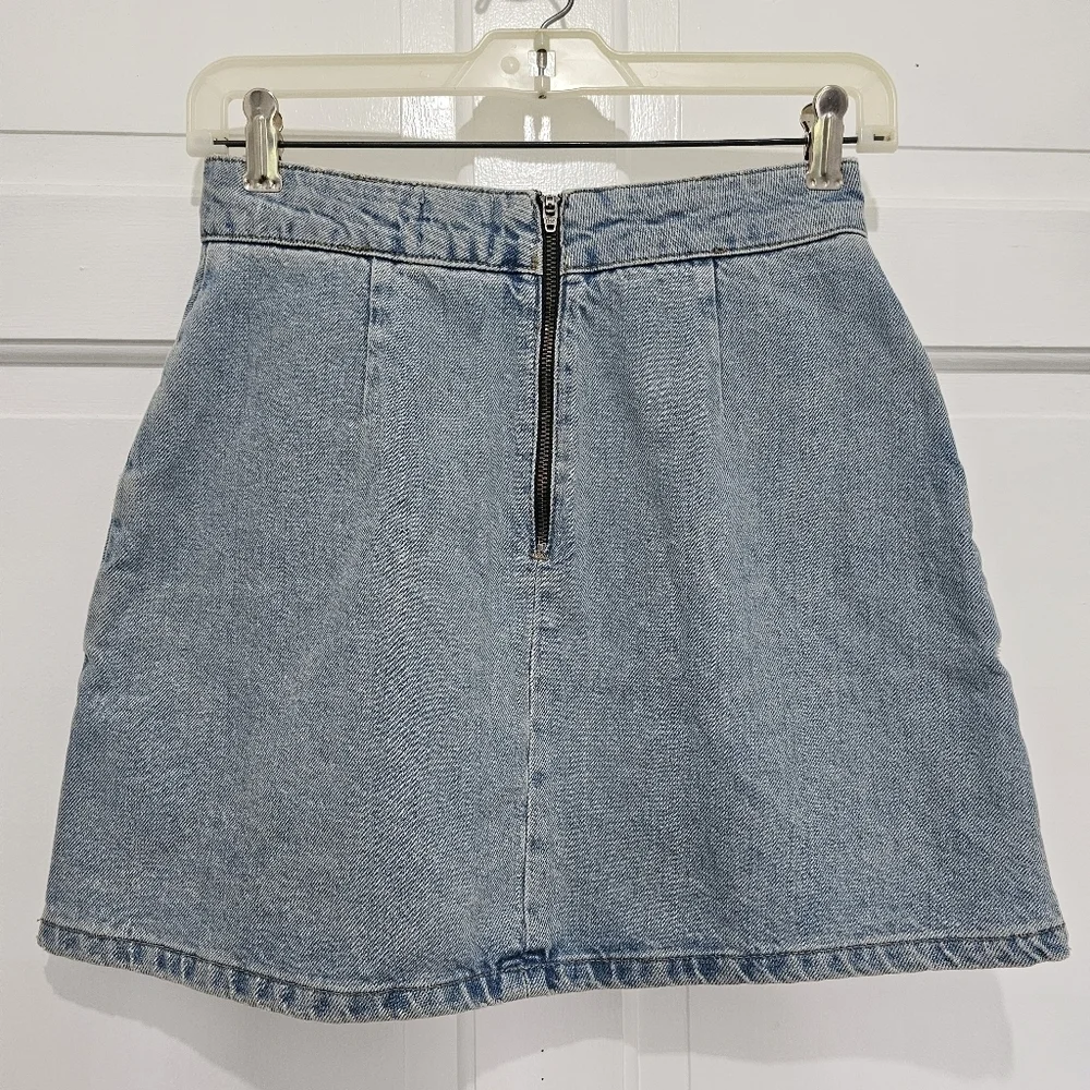 BDG Utility A-Line Denim Mini Skirt Size XS